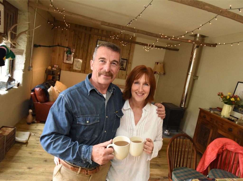 Your hosts Stuart and Sandra