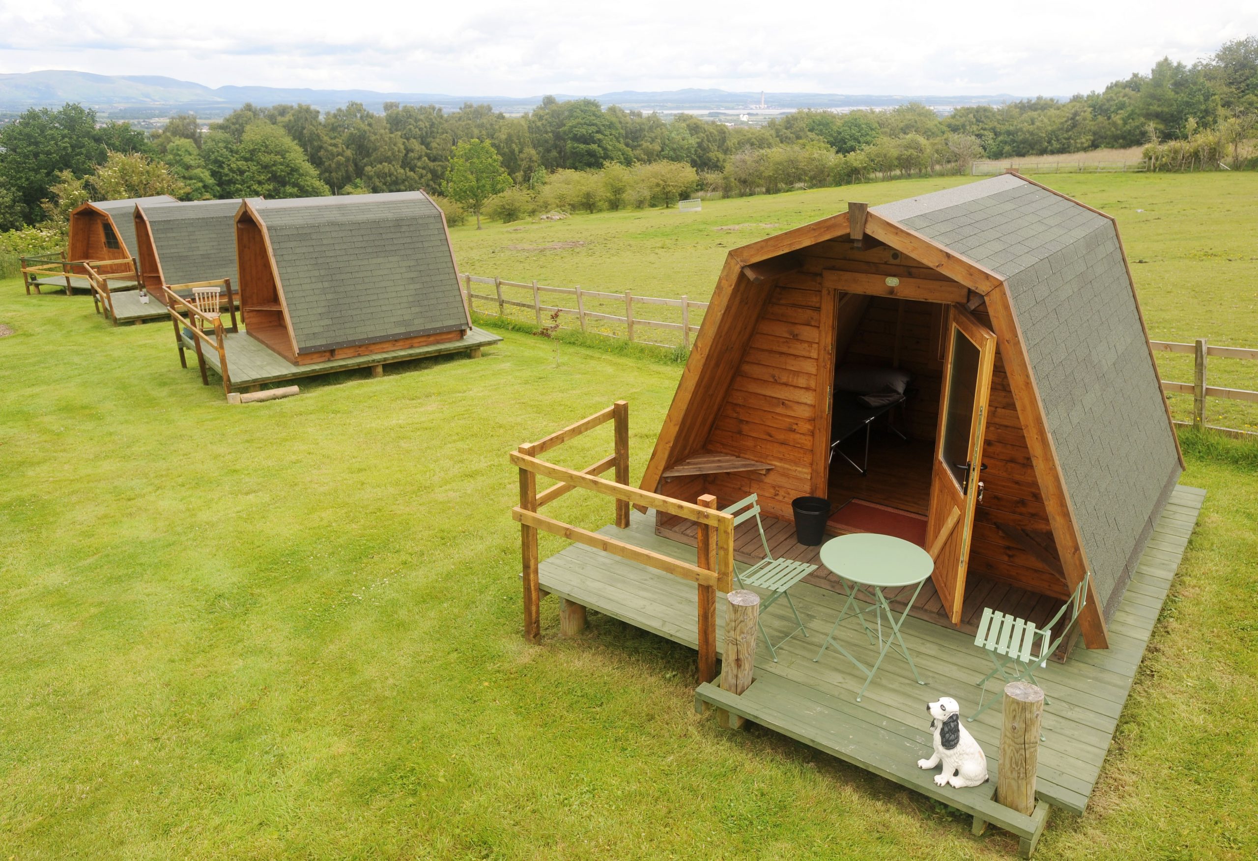 The camping pods at Spoke 'n' Boot