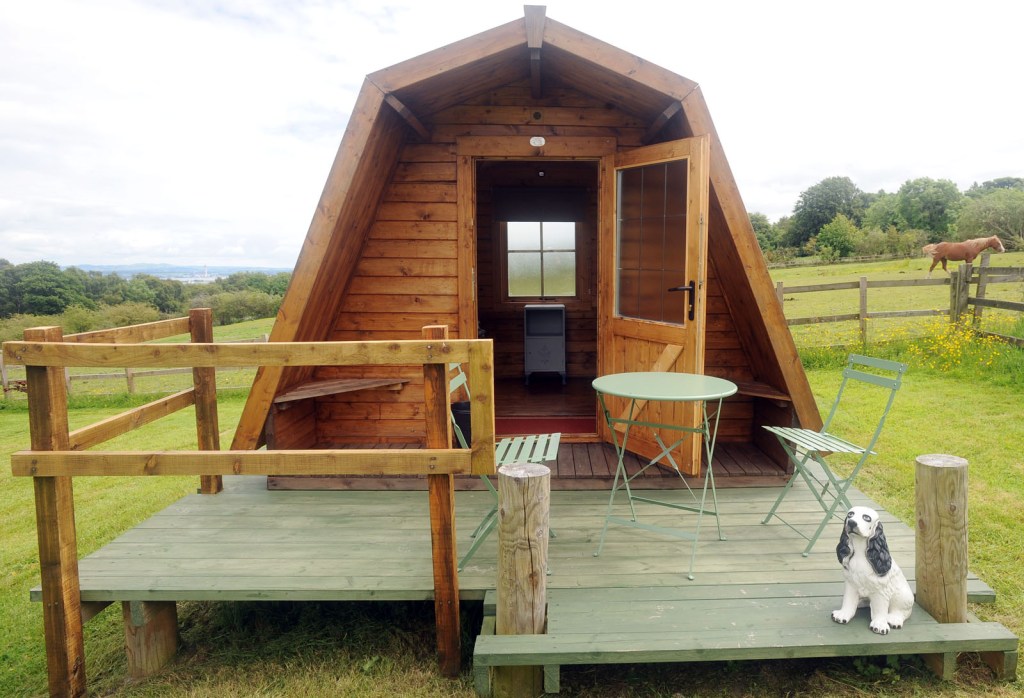 One of the pods at Spoke 'n' Boot.